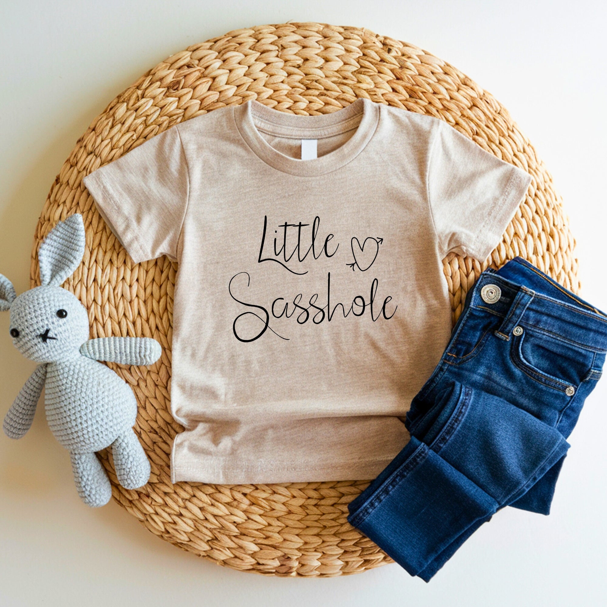 Little Sasshole® Toddler T-Shirt – Cute & Sassy Kids T-shirts for Girls - Funny Graphic Tee by Sasshole® Clothing
