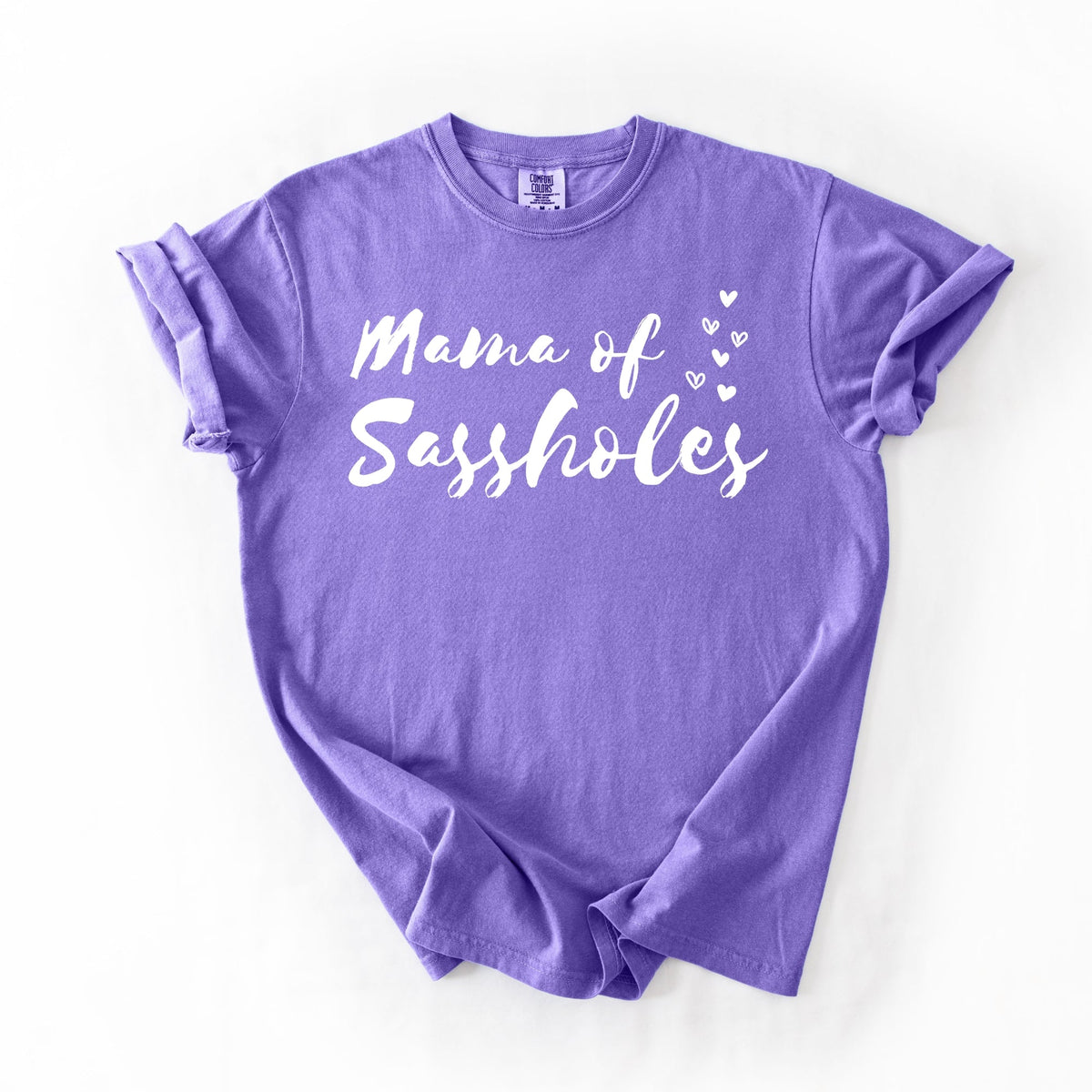 Mama of Sassholes – Funny Mom Graphic Tee | Women’s Relaxed Fit Shirt | Sasshole® - Funny Graphic Tee by Sasshole® Clothing
