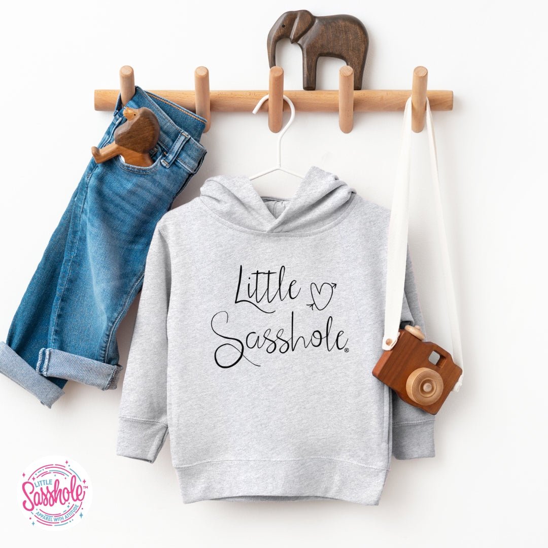 Image of Mischief Mode – Toddler Hoodie | Cute Sassy Graphic Top | Little Sasshole™ - Funny Graphic Tee by Sasshole® Clothing