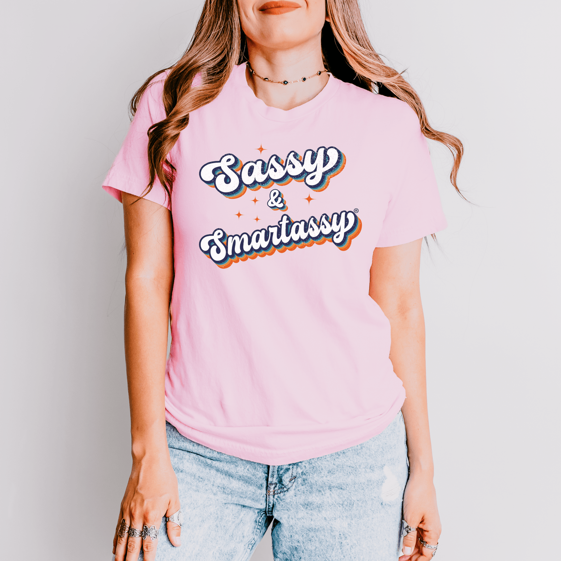 Retro Sass: Sassy & Smartassy® Women's Tee - Funny Graphic Tee by Sasshole® Clothing