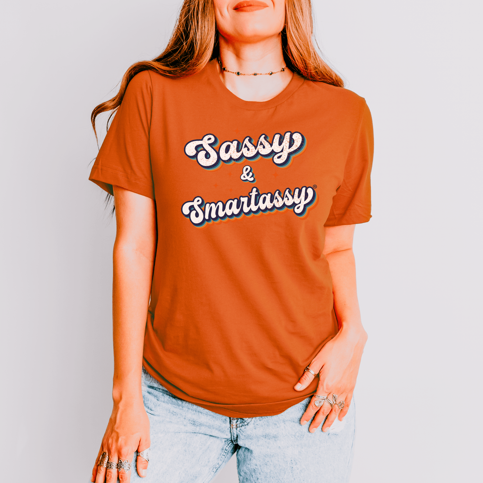 Retro Sass: Sassy & Smartassy® Women's Tee - Funny Graphic Tee by Sasshole® Clothing