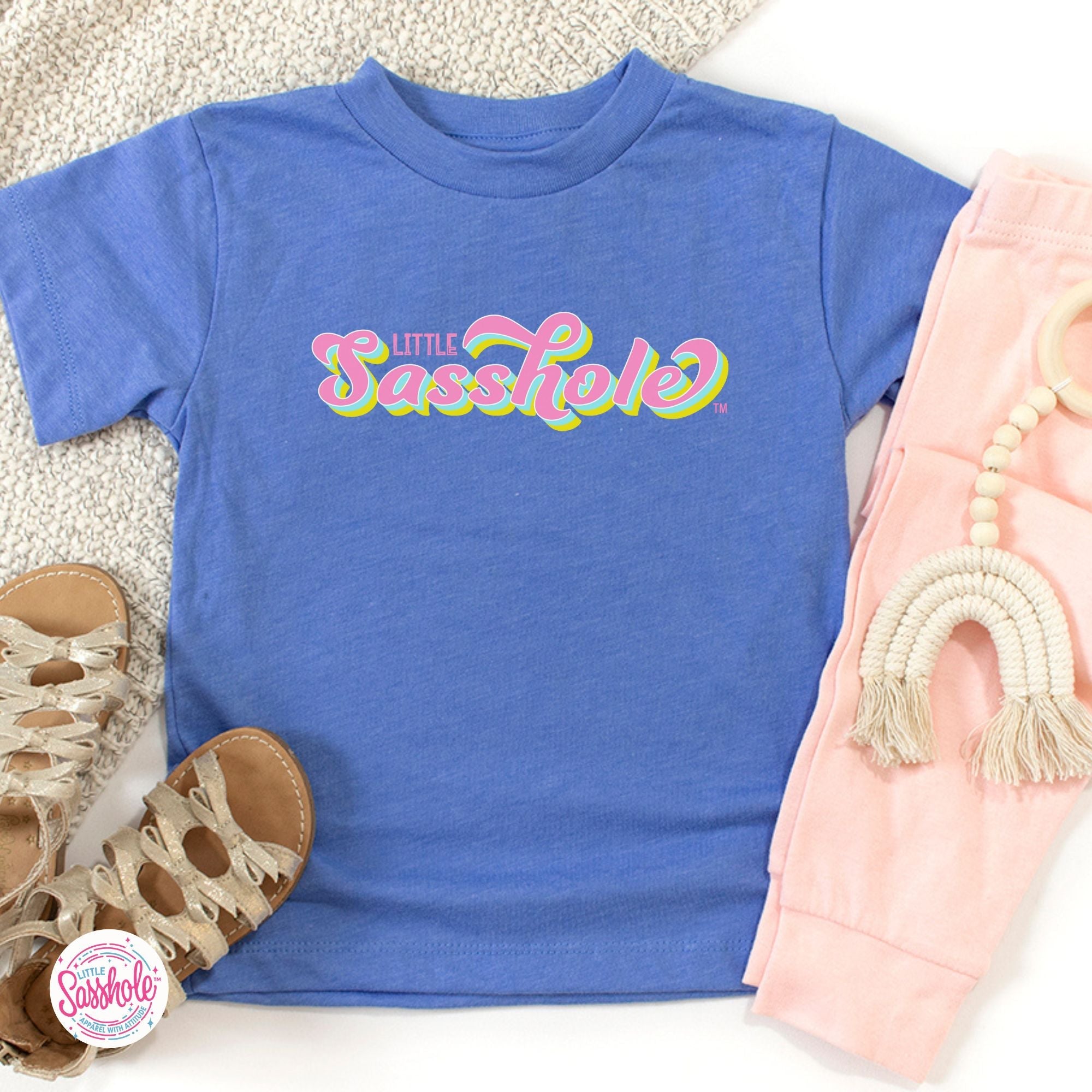 Sass in Small Packages: Little Sasshole™ Toddler Shirt - Funny Graphic Tee by Sasshole® Clothing