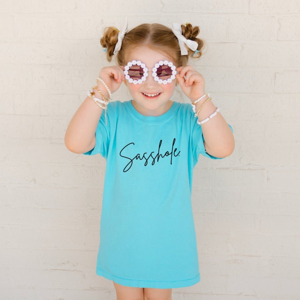 Sasshole Cute & Sassy – Youth T-Shirt | Graphic Tee | Sasshole® - Funny Graphic Tee by Sasshole® Clothing