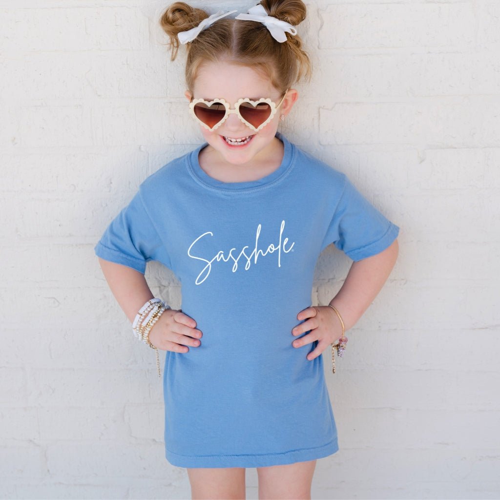 Sasshole Cute & Sassy – Youth T-Shirt | Graphic Tee | Sasshole® - Funny Graphic Tee by Sasshole® Clothing