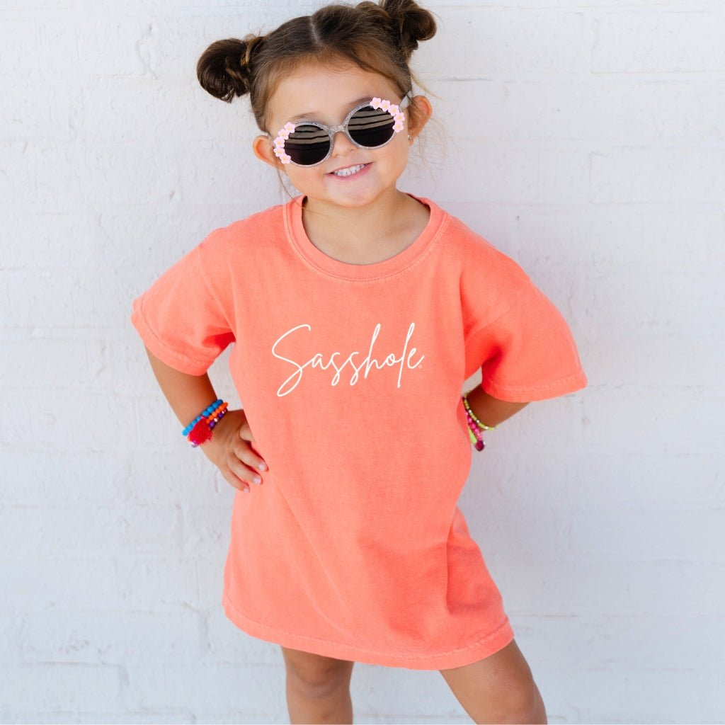 Sasshole Cute & Sassy – Youth T-Shirt | Graphic Tee | Sasshole® - Funny Graphic Tee by Sasshole® Clothing
