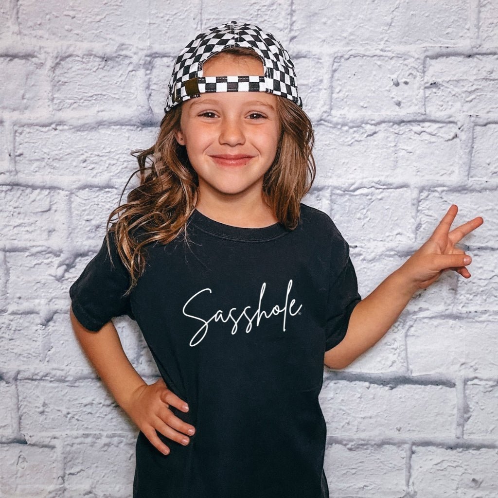 Sasshole Cute & Sassy – Youth T-Shirt | Graphic Tee | Sasshole® - Funny Graphic Tee by Sasshole® Clothing