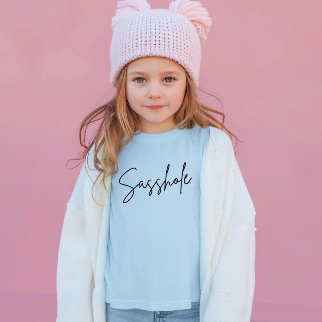 Sasshole Cute & Sassy – Youth T-Shirt | Graphic Tee | Sasshole® - Funny Graphic Tee by Sasshole® Clothing