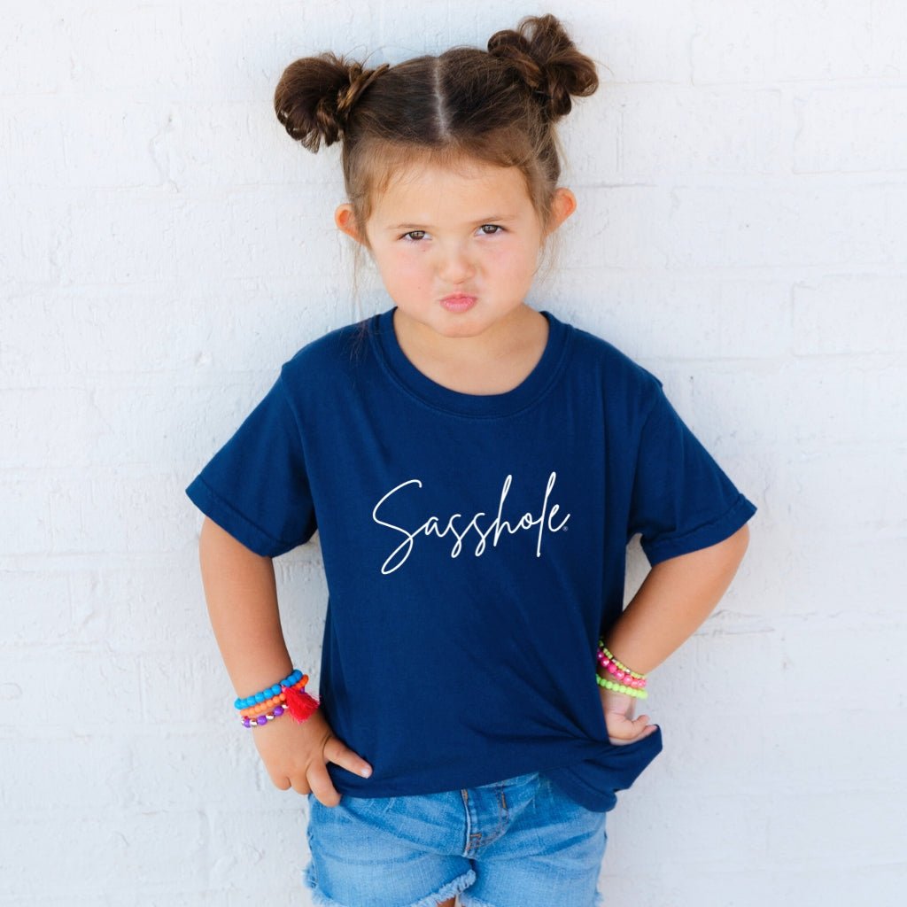Sasshole Cute & Sassy – Youth T-Shirt | Graphic Tee | Sasshole® - Funny Graphic Tee by Sasshole® Clothing