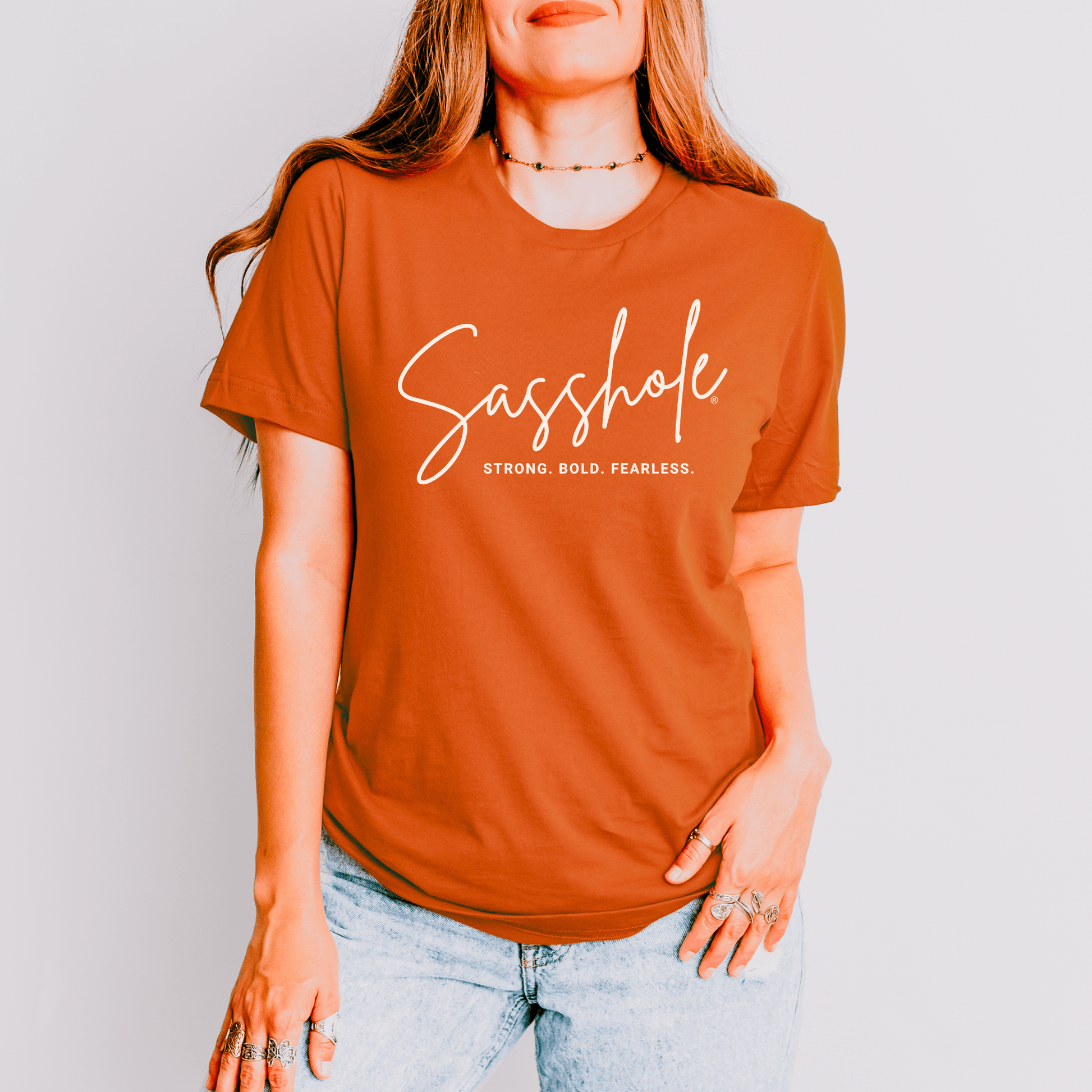 Sasshole® Empowerment Shirt - Strong, Bold, Fearless Women's T-shirt - Funny Graphic Tee by Sasshole® Clothing