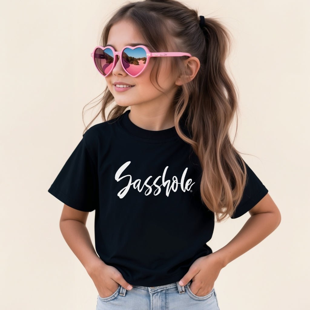Image of Sasshole Everyday Sass – Youth T-Shirt | Graphic Tee | Sasshole® - Funny Graphic Tee by Sasshole® Clothing
