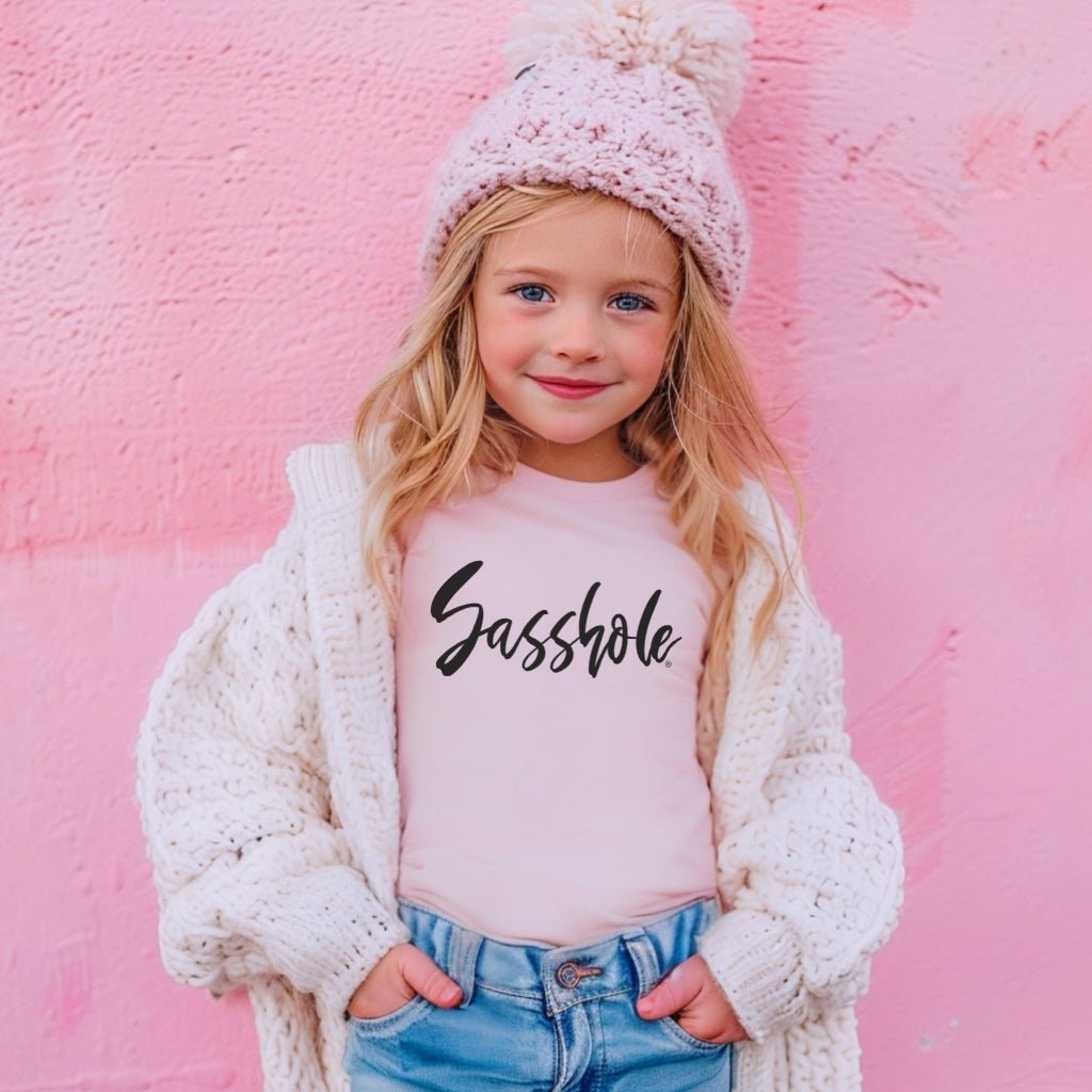 Image of Sasshole Everyday Sass – Youth T-Shirt | Graphic Tee | Sasshole® - Funny Graphic Tee by Sasshole® Clothing