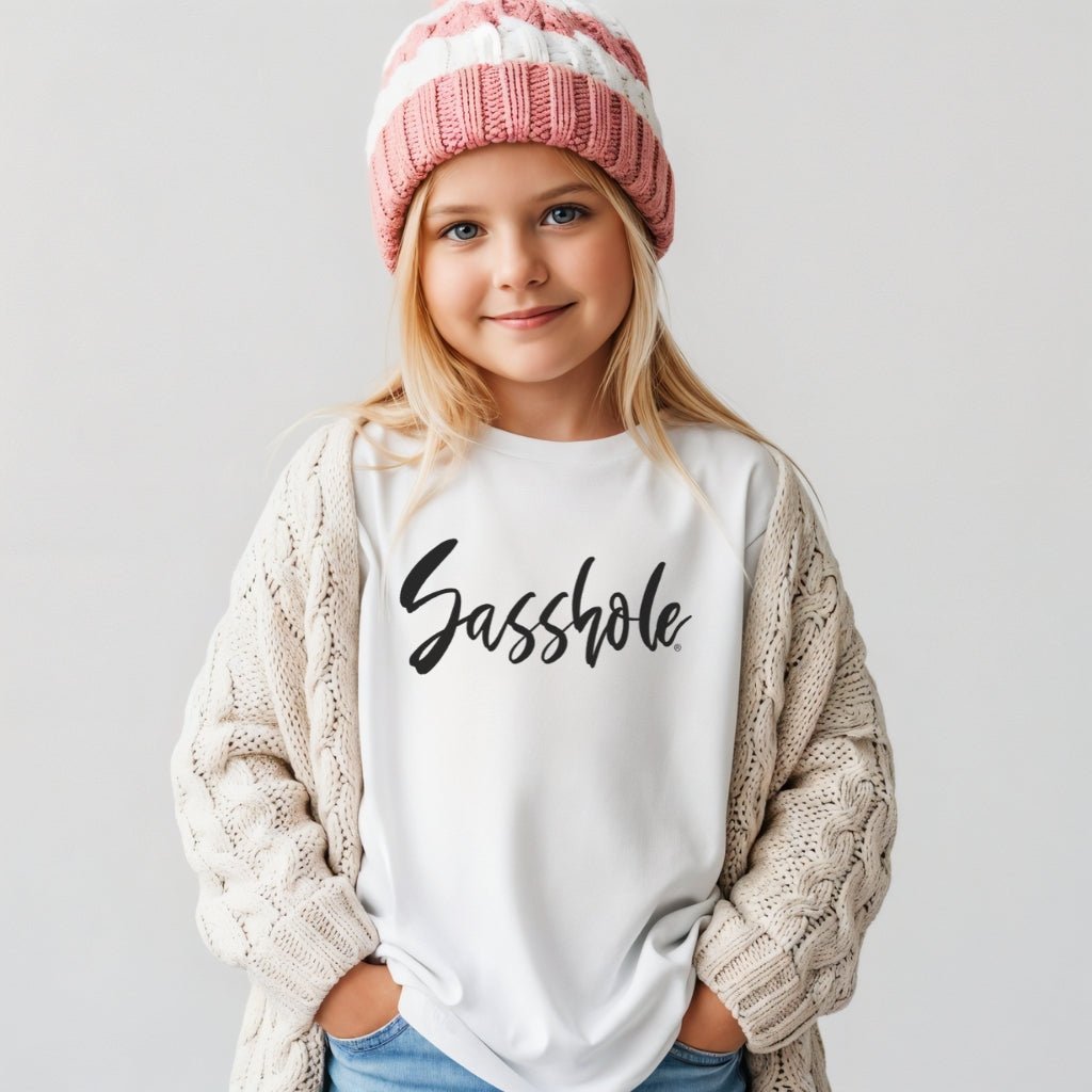 Sasshole Everyday Sass – Youth T-Shirt | Graphic Tee | Sasshole® - Funny Graphic Tee by Sasshole® Clothing