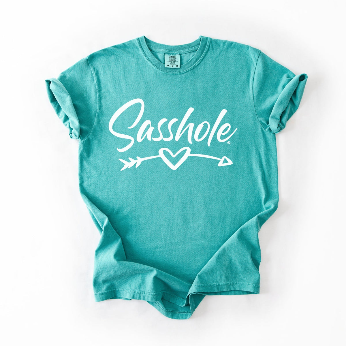 Sasshole Heart Arrow Graphic Tee – Cute Women’s Relaxed Fit T-Shirt | Sasshole® - Funny Graphic Tee by Sasshole® Clothing
