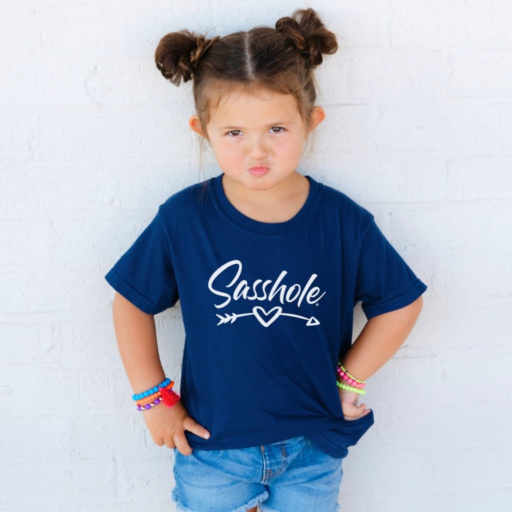 Image of Sasshole Heart & Arrow – Youth T-Shirt | Cute Sassy Graphic Tee | Sasshole® - Funny Graphic Tee by Sasshole® Clothing