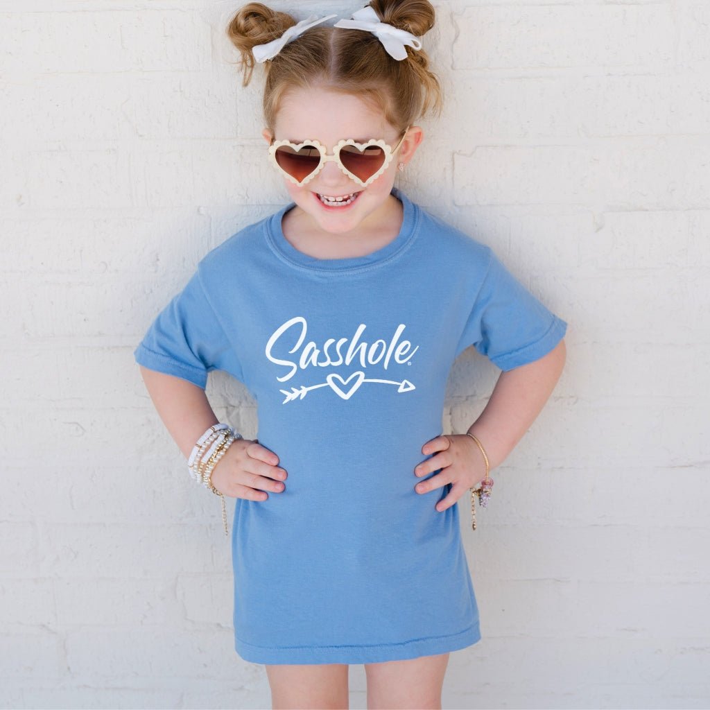 Sasshole Heart & Arrow – Youth T-Shirt | Cute Sassy Graphic Tee | Sasshole® - Funny Graphic Tee by Sasshole® Clothing
