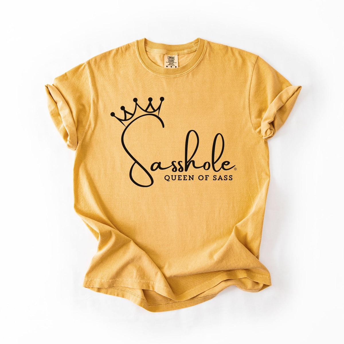 Sasshole Queen of Sass – Funny Women’s Relaxed Fit Graphic Tee | Sasshole® - Funny Graphic Tee by Sasshole® Clothing