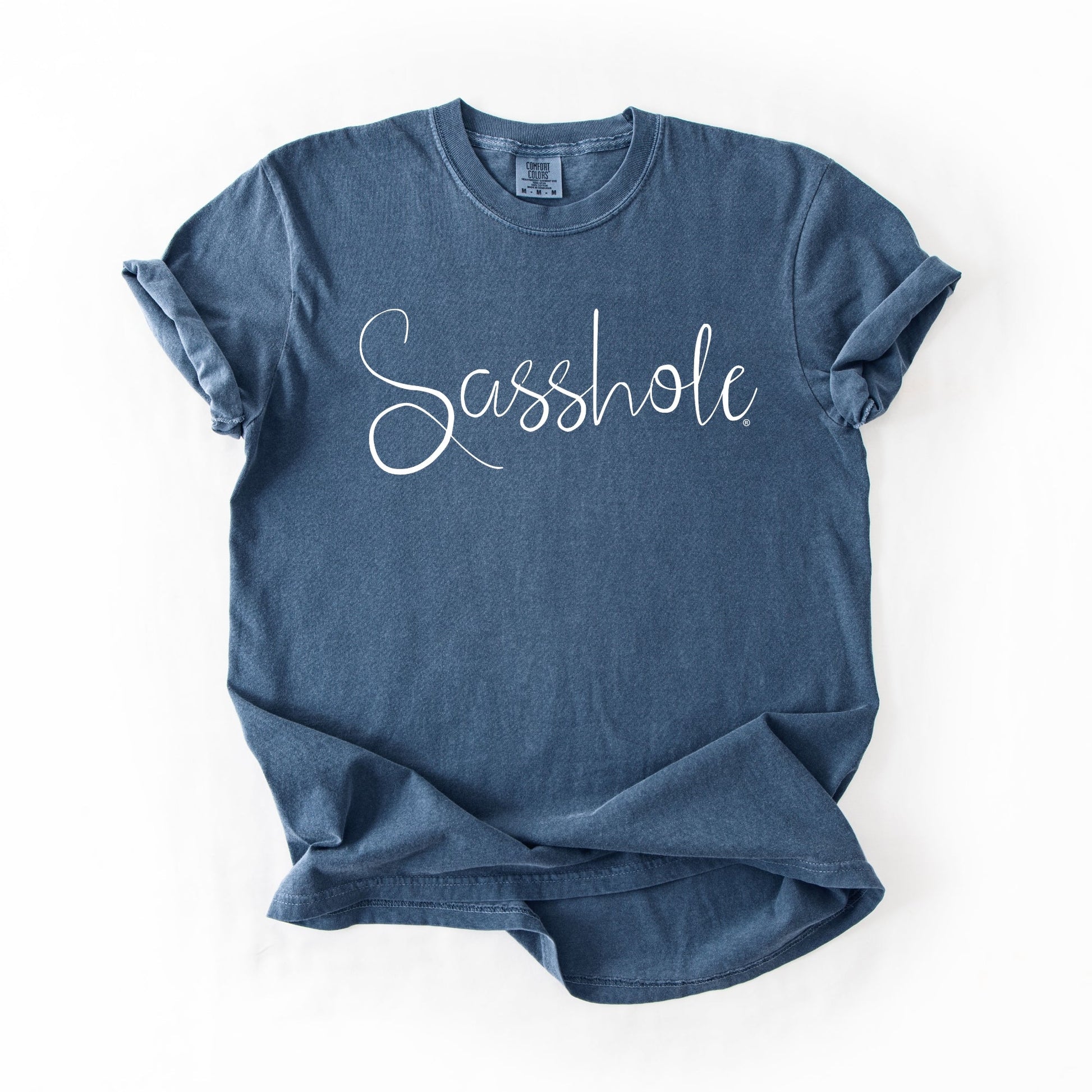 Sasshole® Script T-Shirt – Sassy, Stylish, and Bold Women's Graphic Tee – Comfort Fit Statement Shirt - Funny Graphic Tee by Sasshole® Clothing