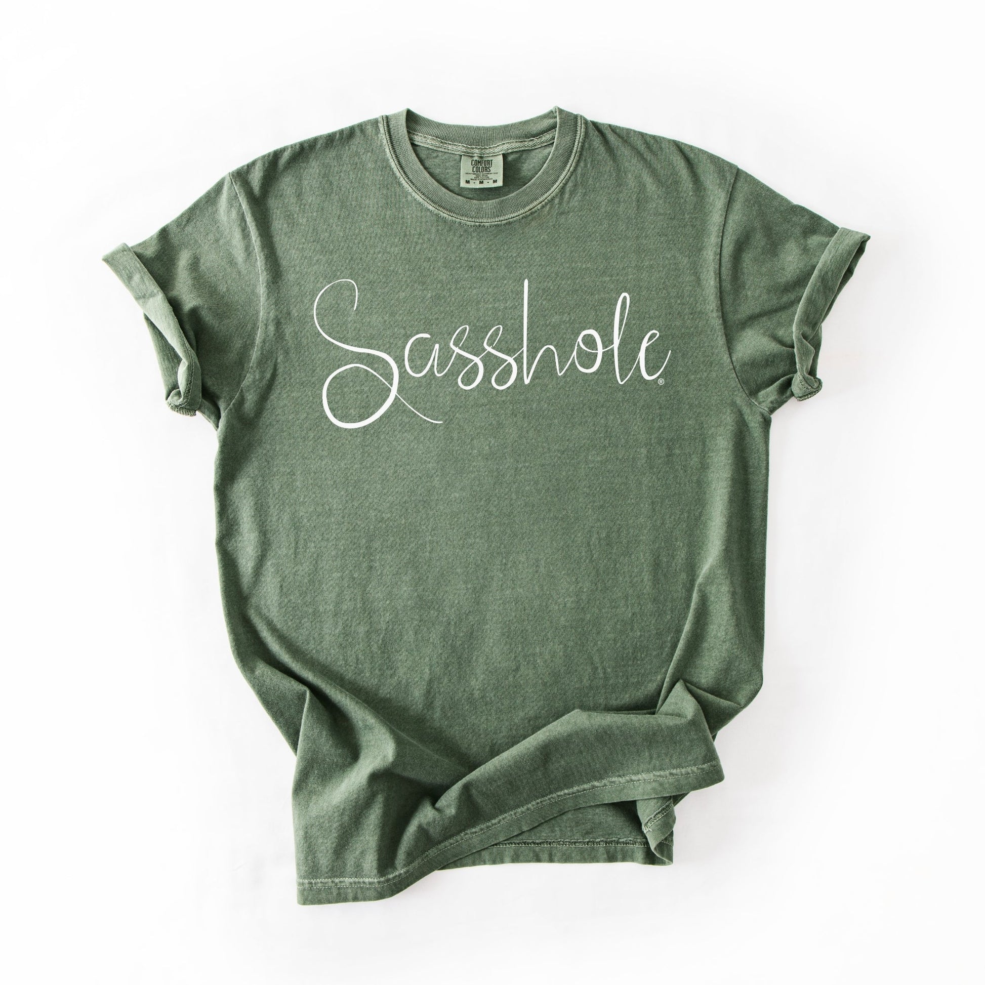 Sasshole® Script T-Shirt – Sassy, Stylish, and Bold Women's Graphic Tee – Comfort Fit Statement Shirt - Funny Graphic Tee by Sasshole® Clothing