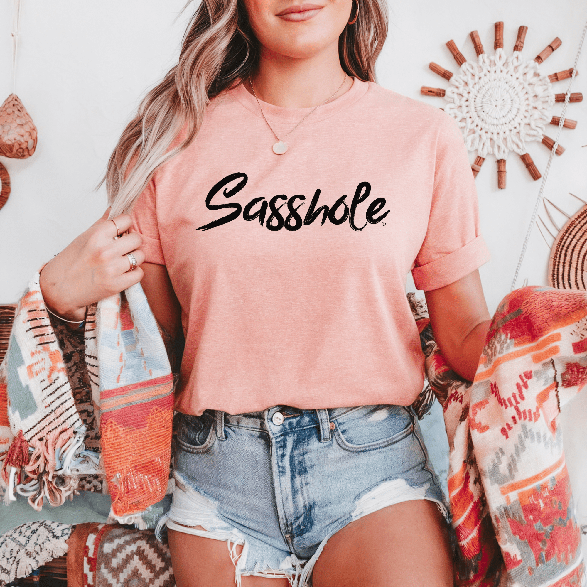 Image of Sasshole® Signature Women's T-Shirt: Simple, Bold, and Sassy - Funny Graphic Tee by Sasshole® Clothing