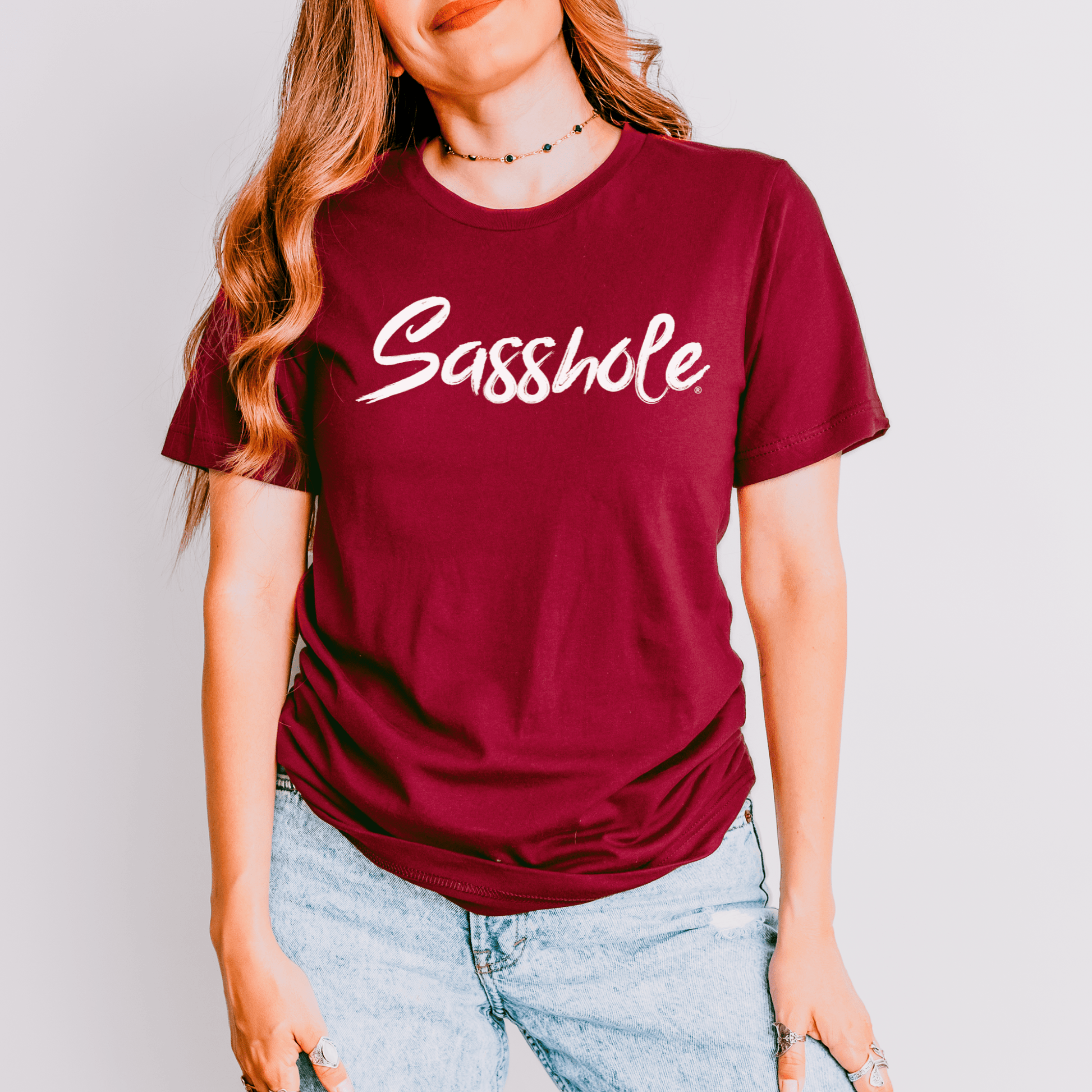 Sasshole® Signature Women's T-Shirt: Simple, Bold, and Sassy - Funny Graphic Tee by Sasshole® Clothing