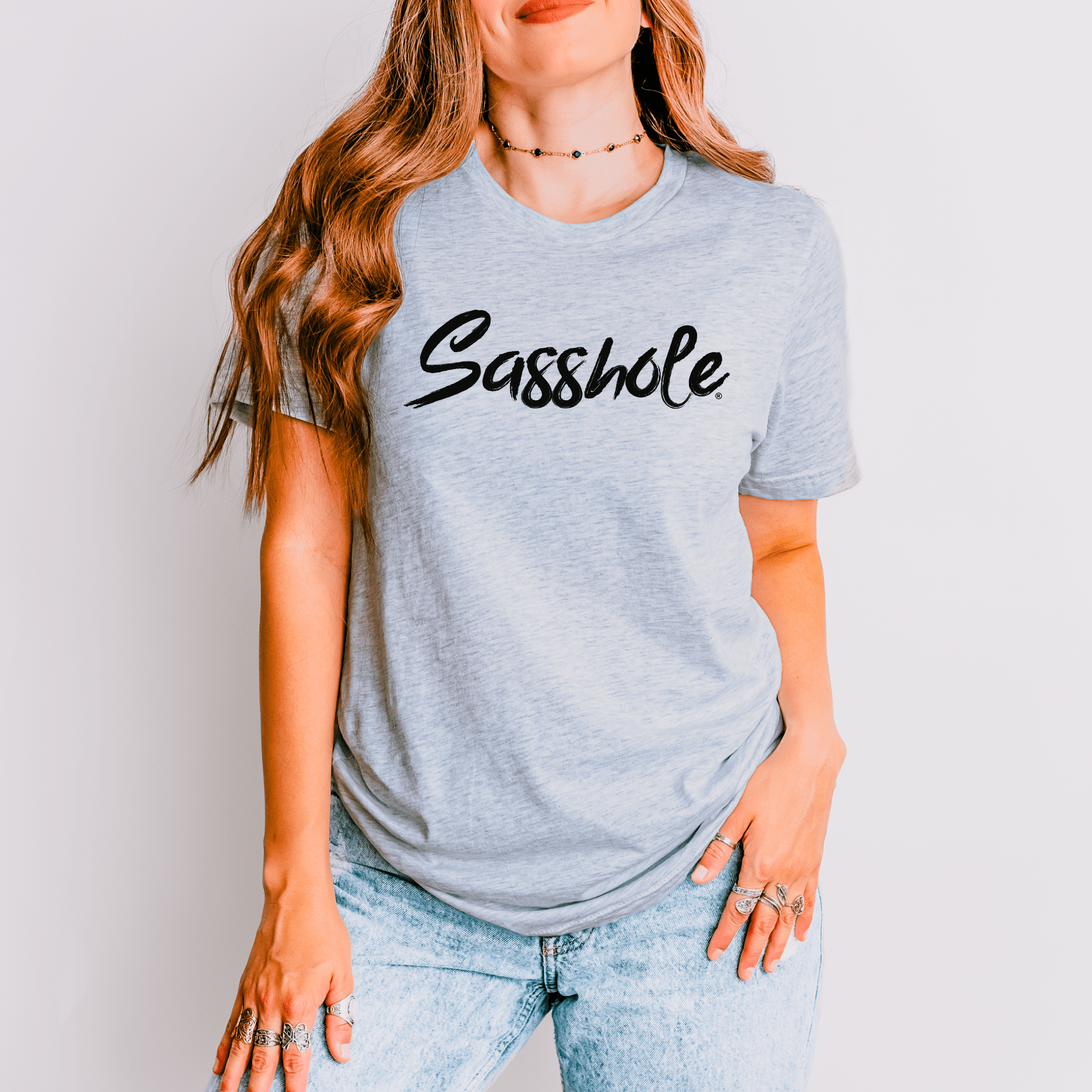 Sasshole® Signature Women's T-Shirt: Simple, Bold, and Sassy - Funny Graphic Tee by Sasshole® Clothing