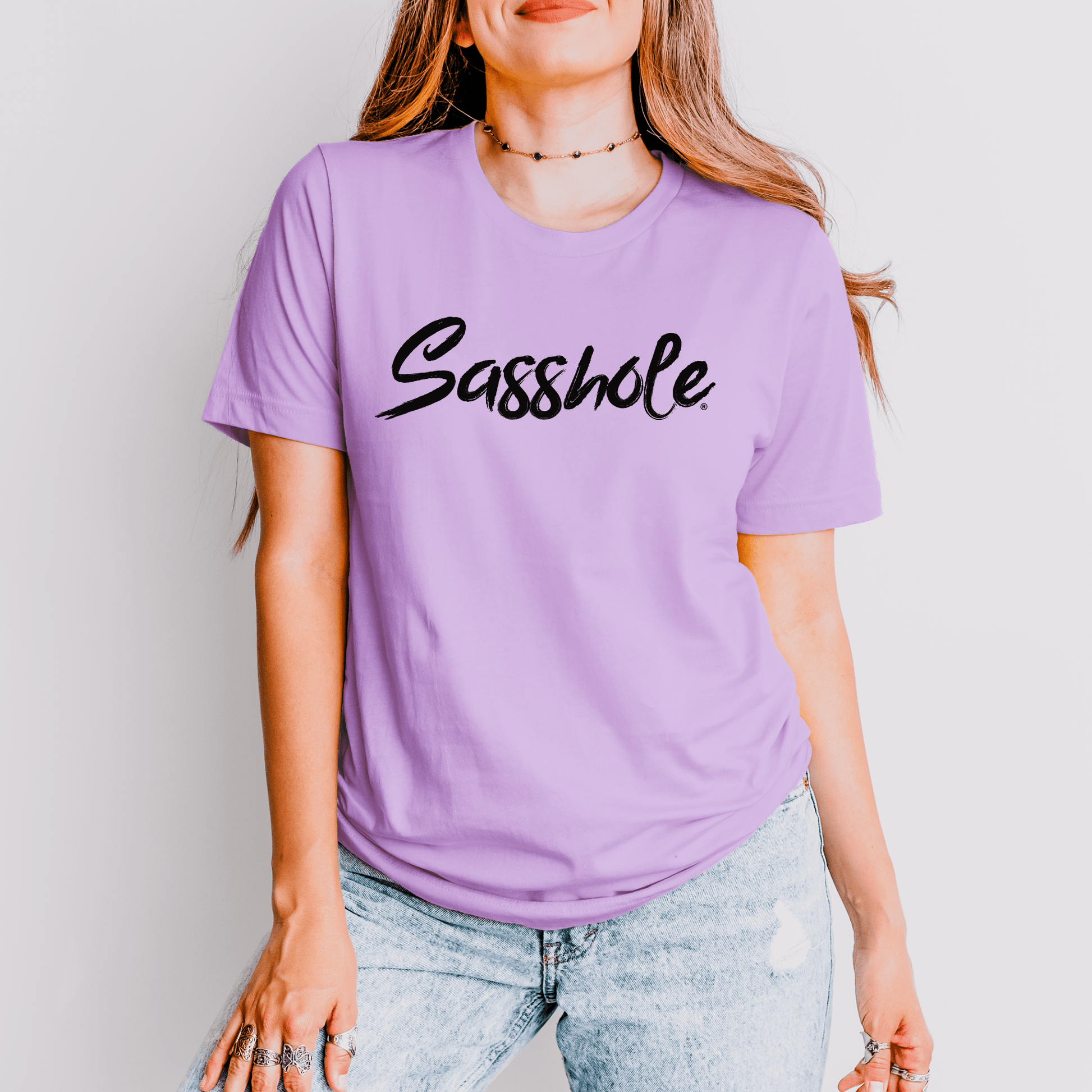 Sasshole® Signature Women's T-Shirt: Simple, Bold, and Sassy - Funny Graphic Tee by Sasshole® Clothing