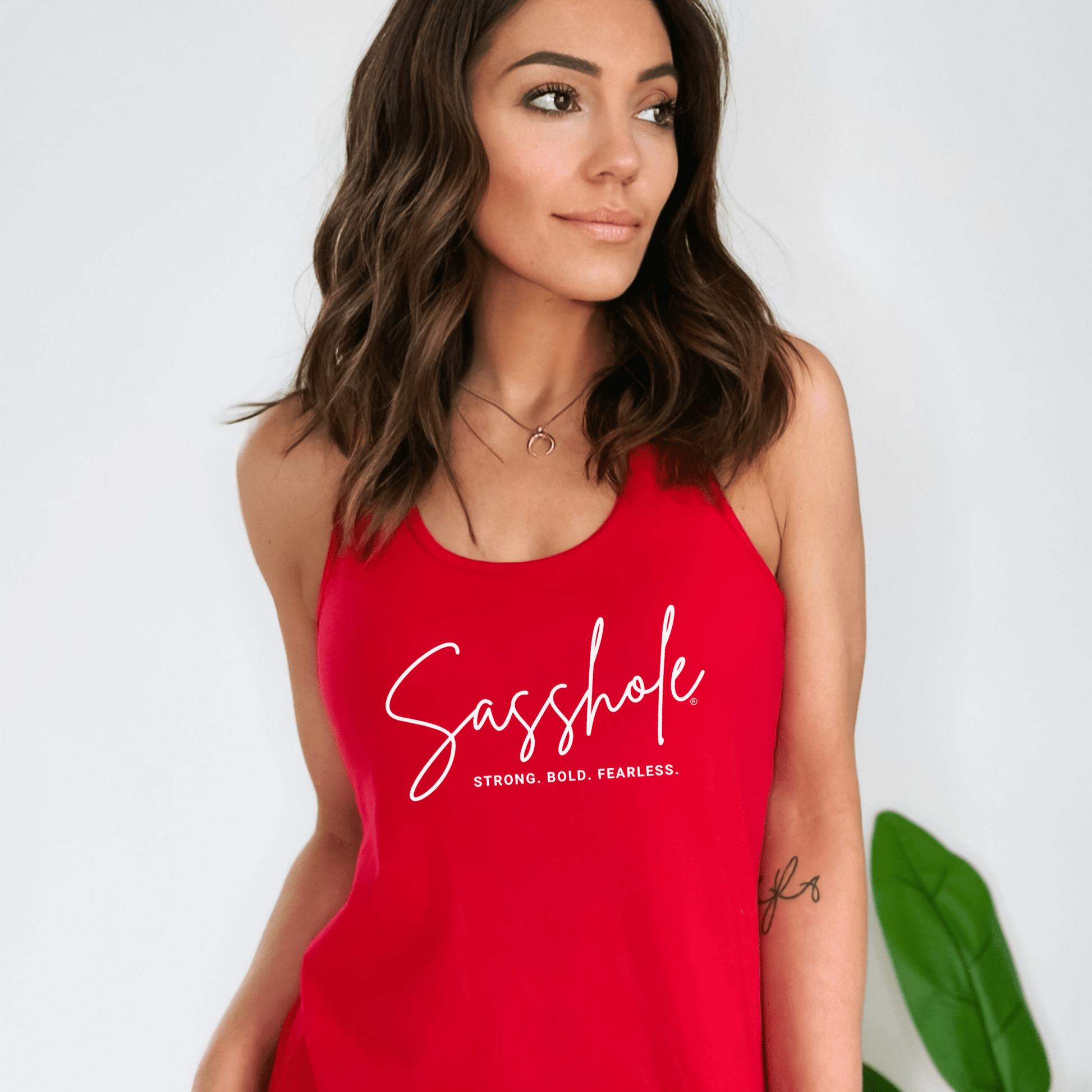 Sasshole® Women's Tank Top - Strong, Bold, Fearless Women's Style - Funny Graphic Tee by Sasshole® Clothing