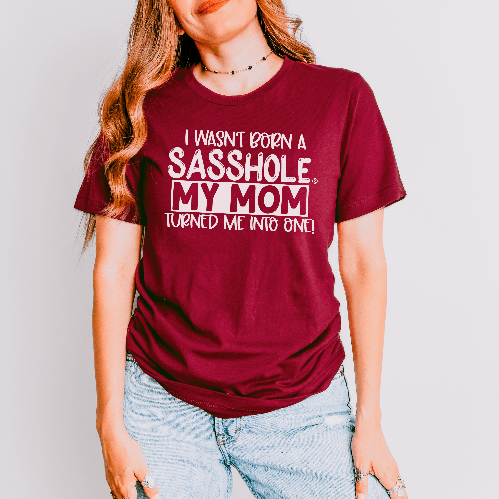 Image of Sassy by Inheritance: Sasshole® Mom - Inspired Tee - Funny Graphic Tee by Sasshole® Clothing