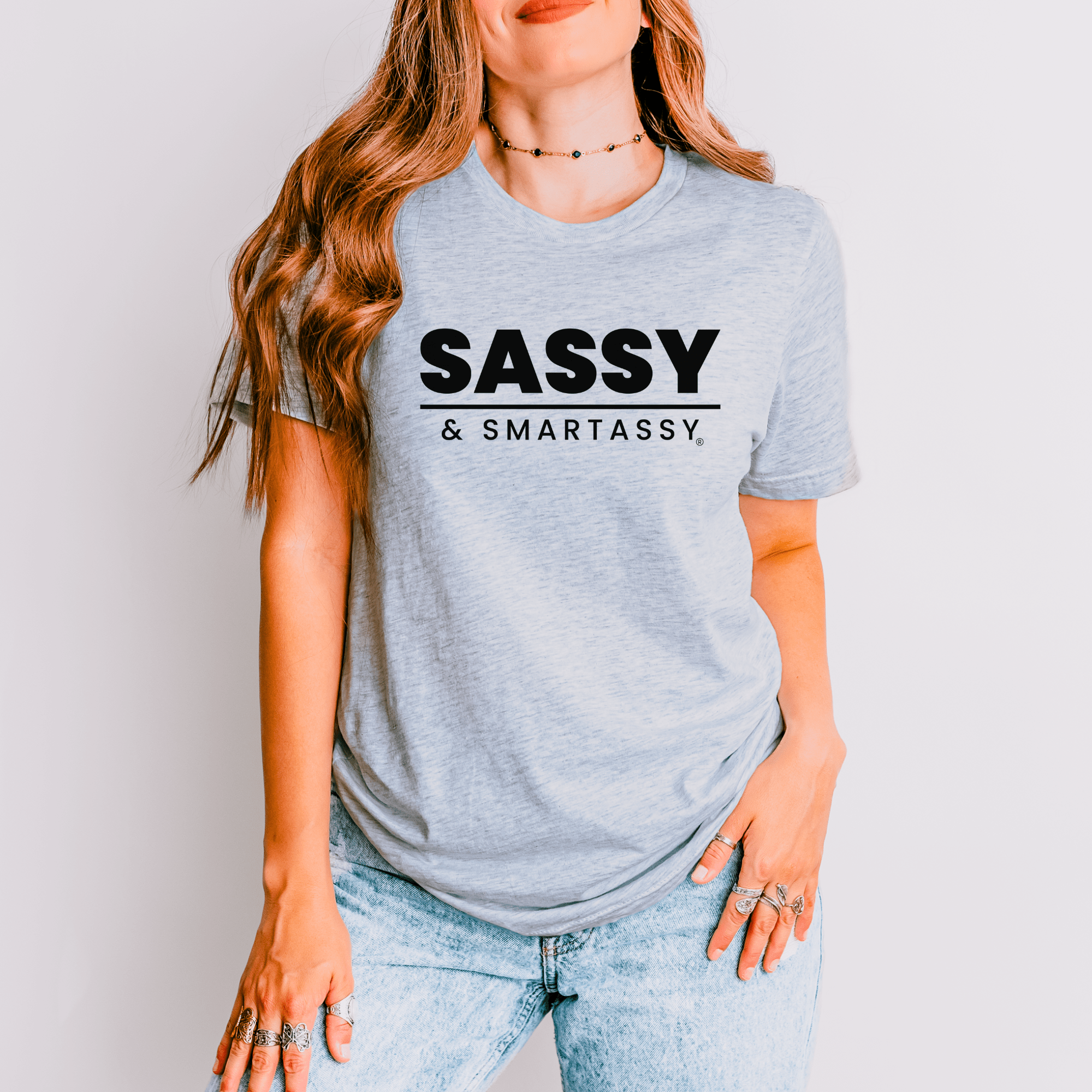 Image of Sassy & Smartassy®: The Perfect Tee for Bold Women - Funny Graphic Tee by Sasshole® Clothing