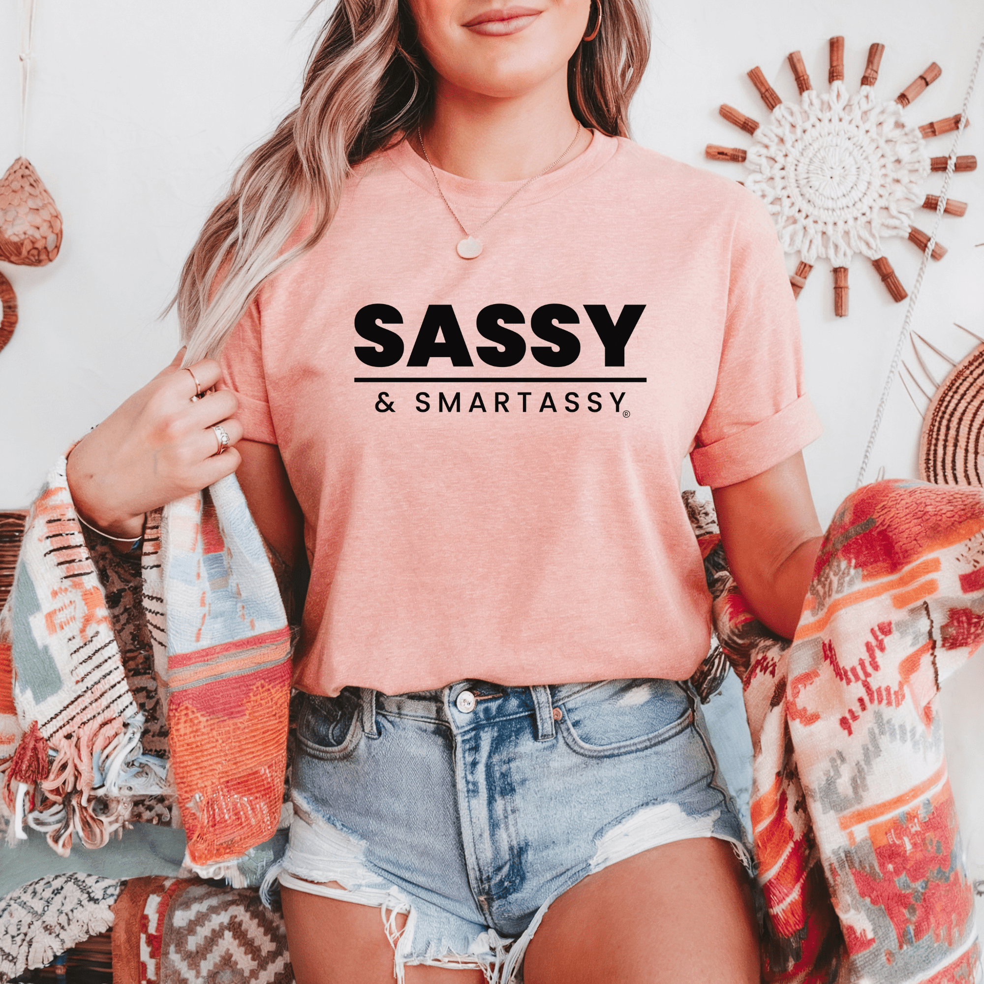 Image of Sassy & Smartassy®: The Perfect Tee for Bold Women - Funny Graphic Tee by Sasshole® Clothing