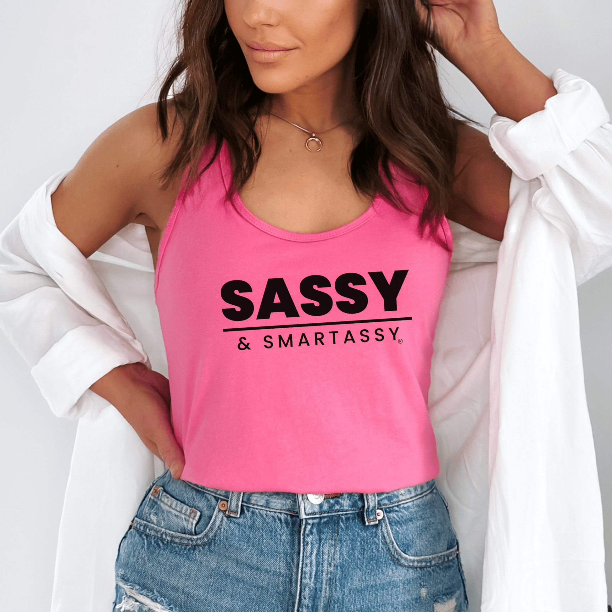 Sassy & Smartassy® Women's Tank Top - Unapologetically Fierce - Funny Graphic Tee by Sasshole® Clothing