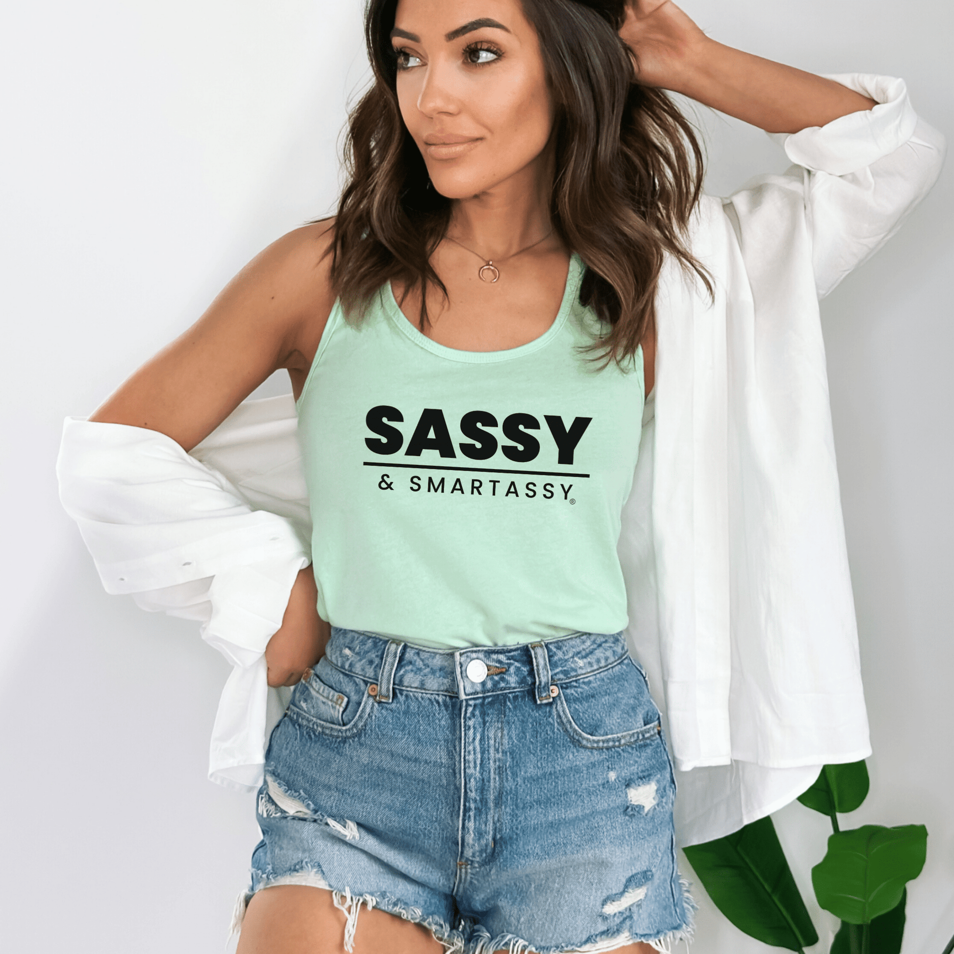 Sassy & Smartassy® Women's Tank Top - Unapologetically Fierce - Funny Graphic Tee by Sasshole® Clothing