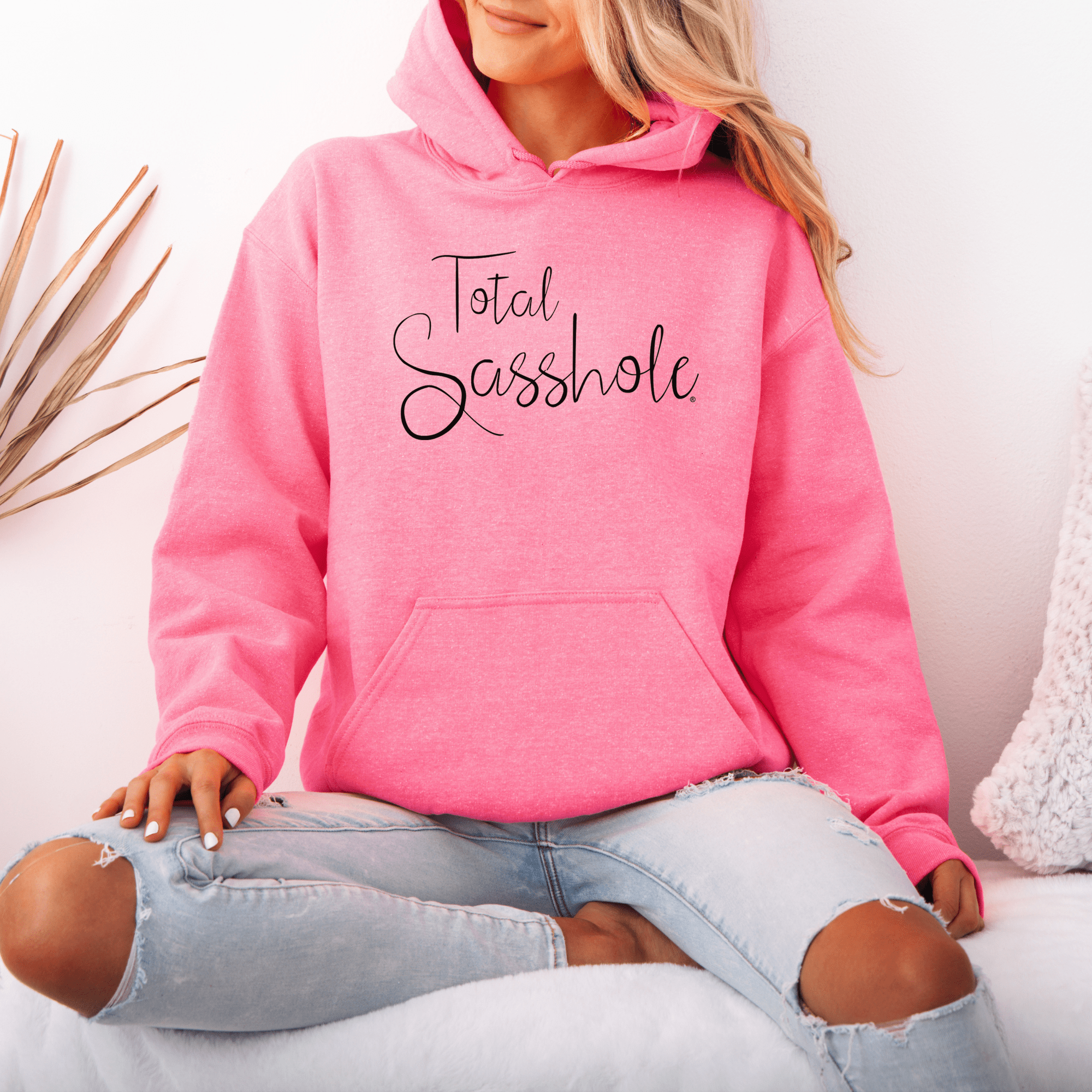 Image of Total Sasshole® Women's Hoodie - Bold & Cozy - Funny Graphic Tee by Sasshole® Clothing