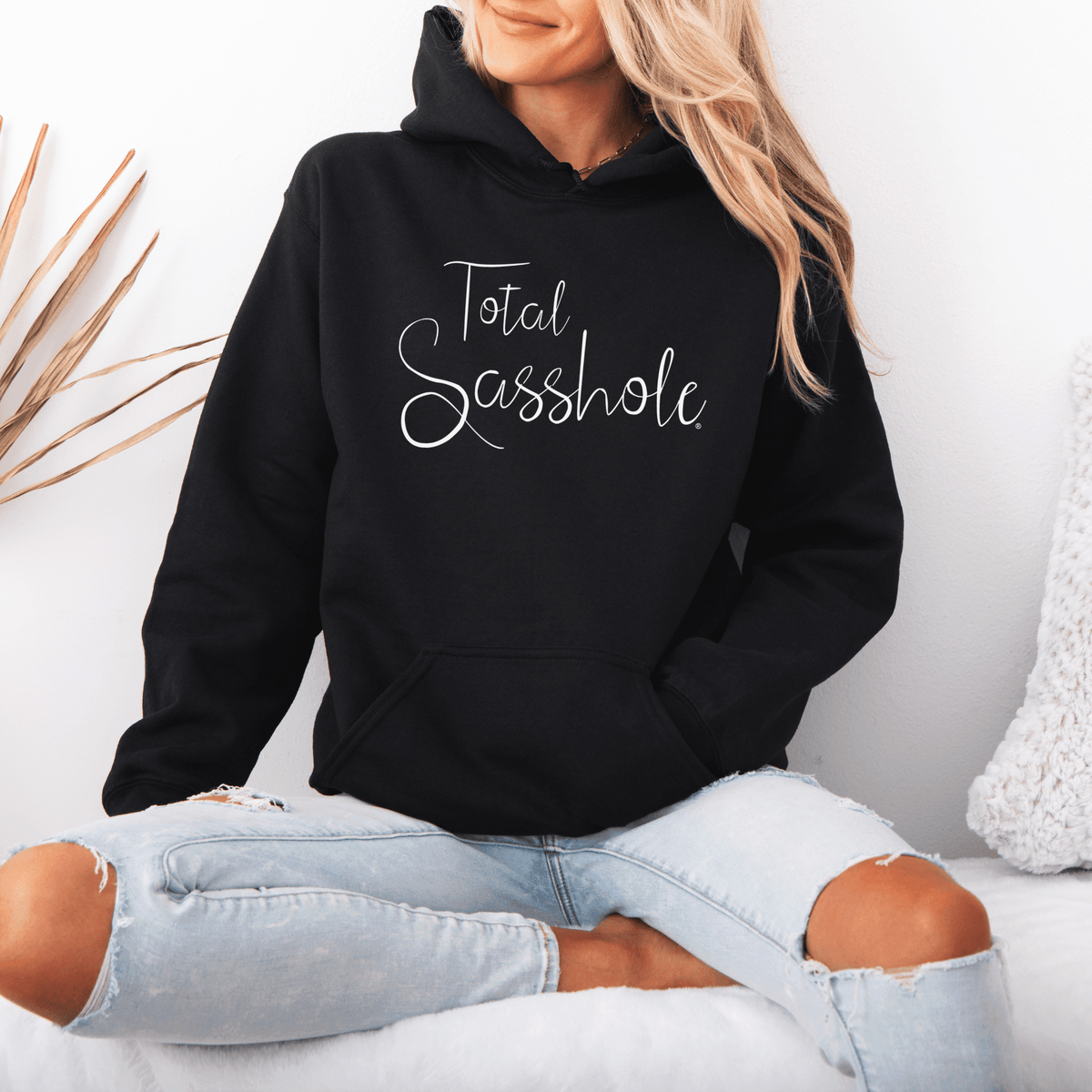 Total Sasshole – Women’s Hoodie | Cute Sassy Graphic Tee | Sasshole® - Funny Graphic Tee by Sasshole® Clothing