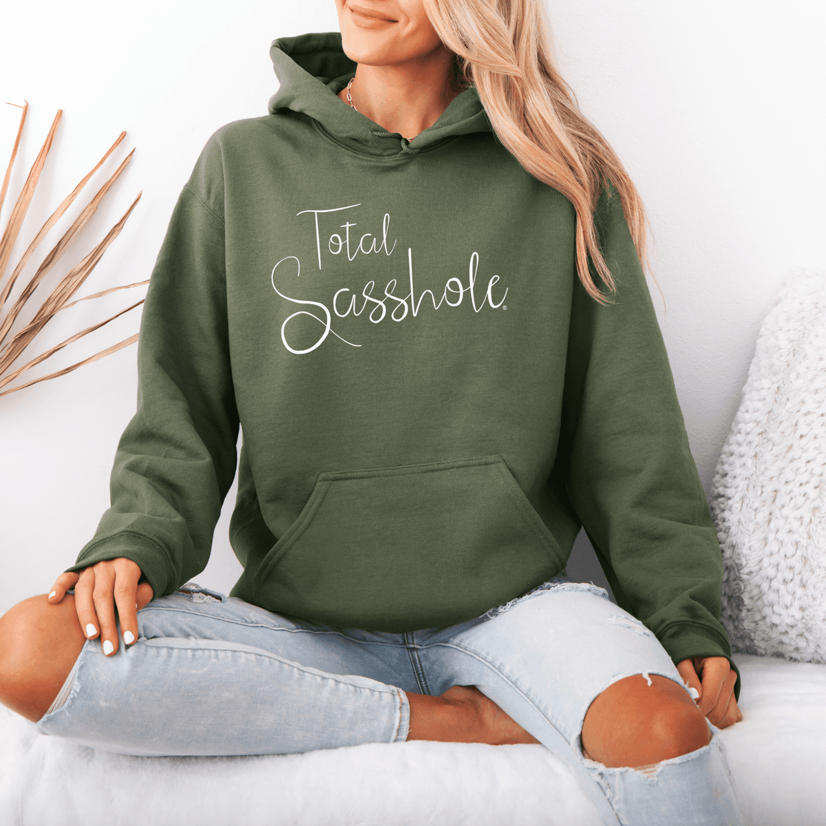 Total Sasshole – Women’s Hoodie | Cute Sassy Graphic Tee | Sasshole® - Funny Graphic Tee by Sasshole® Clothing