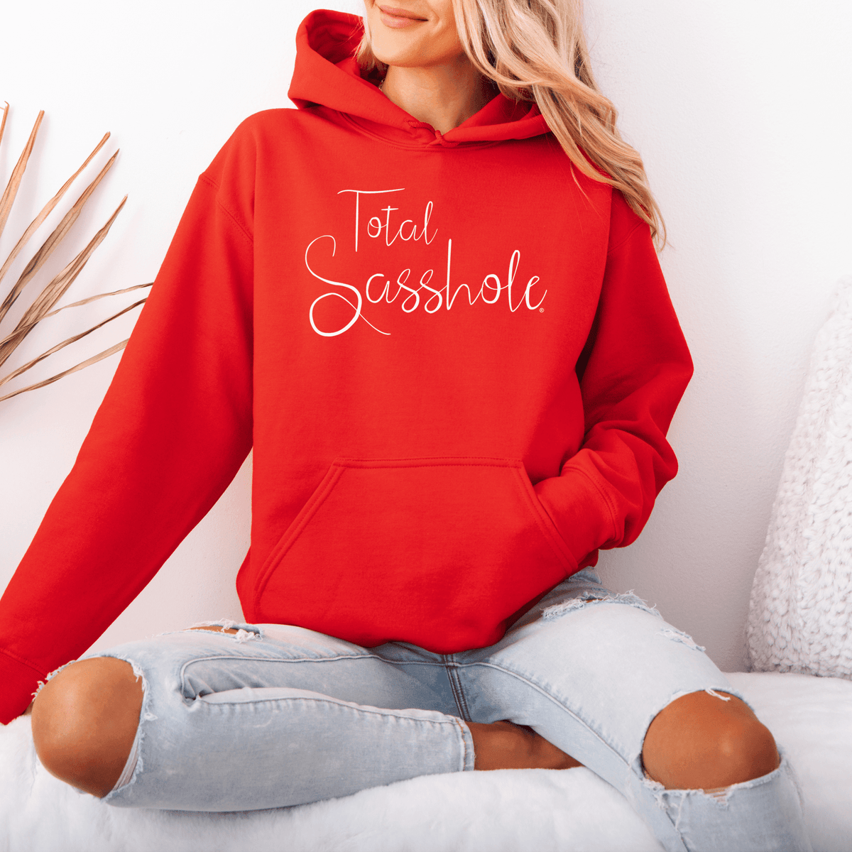 Total Sasshole – Women’s Hoodie | Cute Sassy Graphic Tee | Sasshole® - Funny Graphic Tee by Sasshole® Clothing
