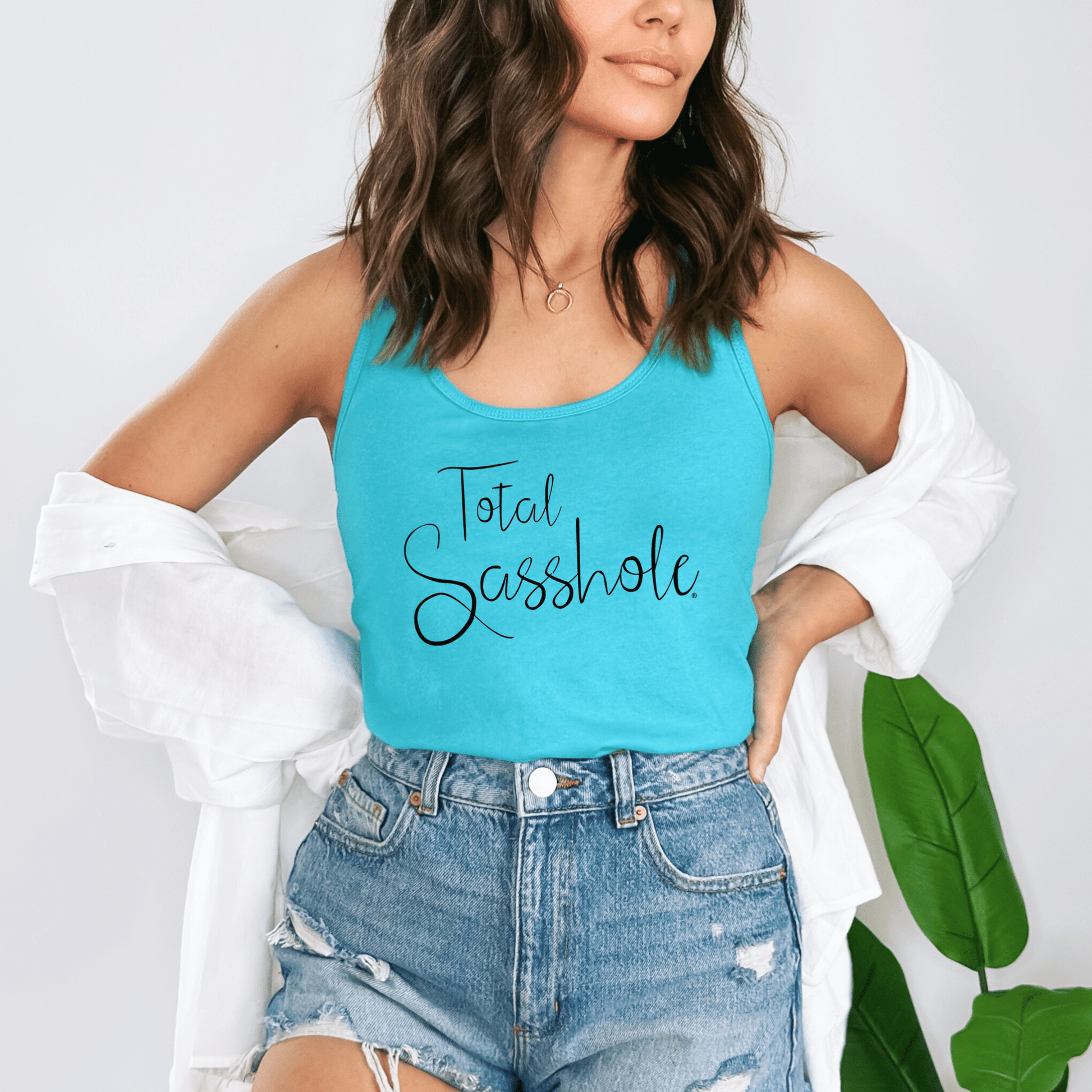 Total Sasshole® Women's Tank Top - Own Your Sass in Style - Funny Graphic Tee by Sasshole® Clothing