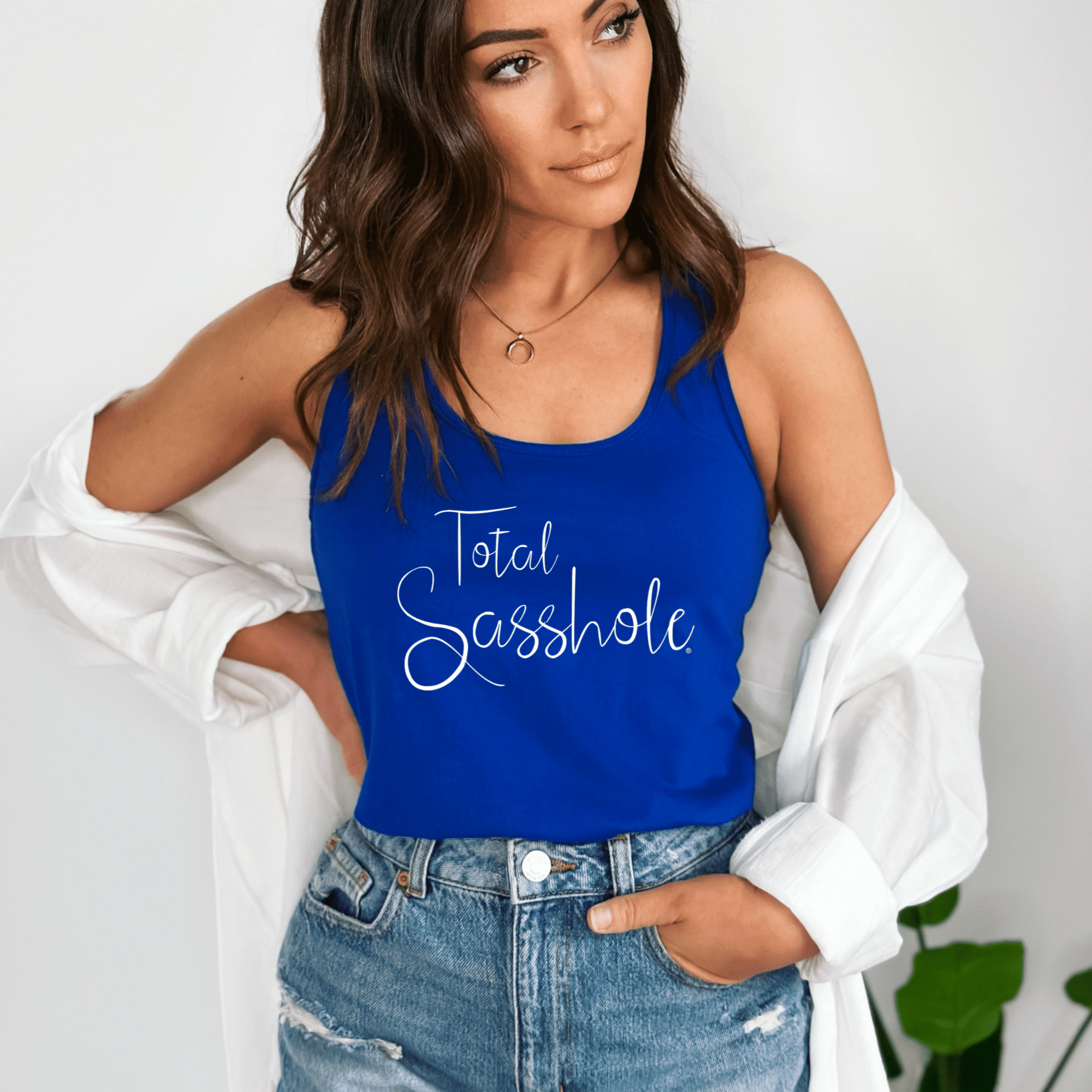 Total Sasshole® Women's Tank Top - Own Your Sass in Style - Funny Graphic Tee by Sasshole® Clothing