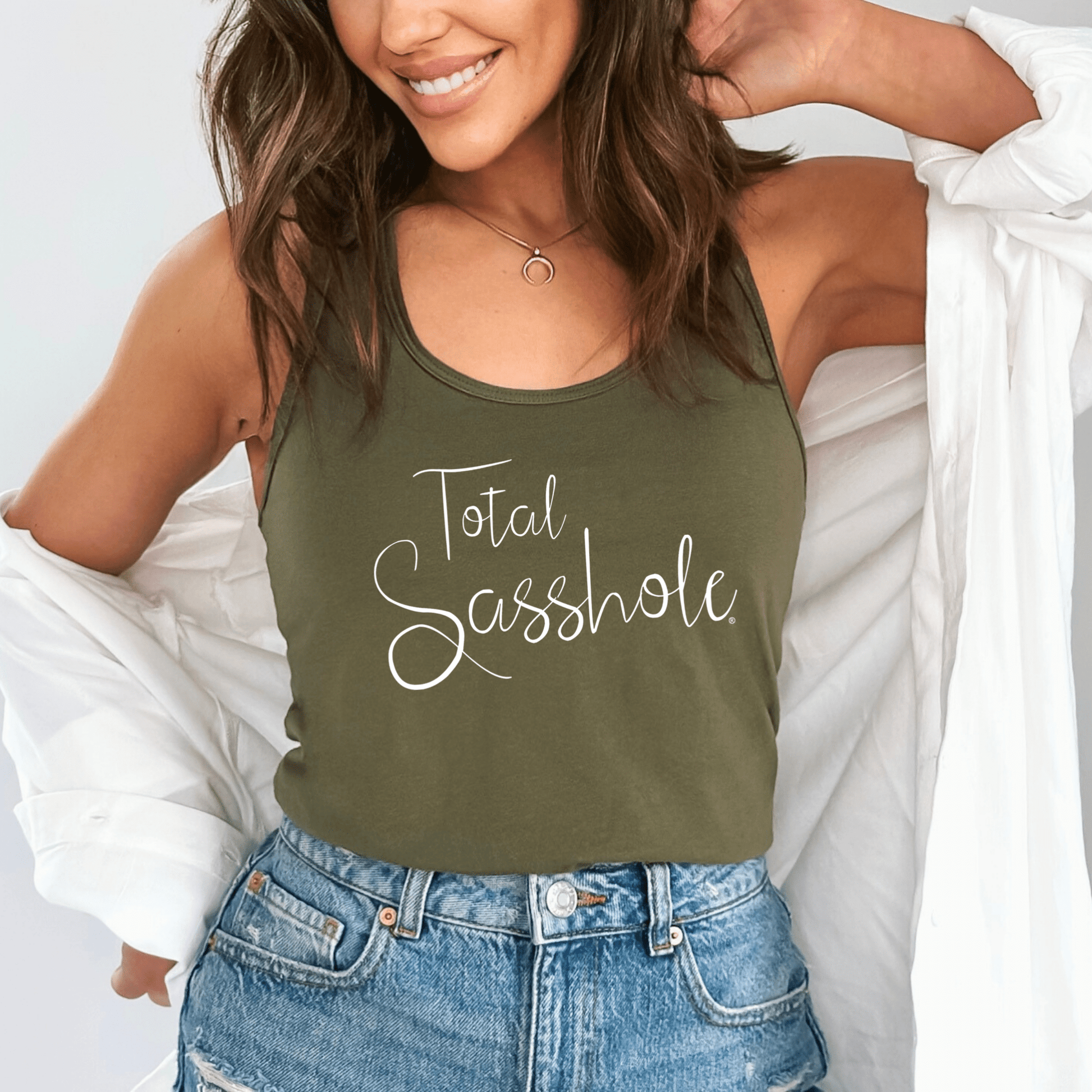 Total Sasshole® Women's Tank Top - Own Your Sass in Style - Funny Graphic Tee by Sasshole® Clothing