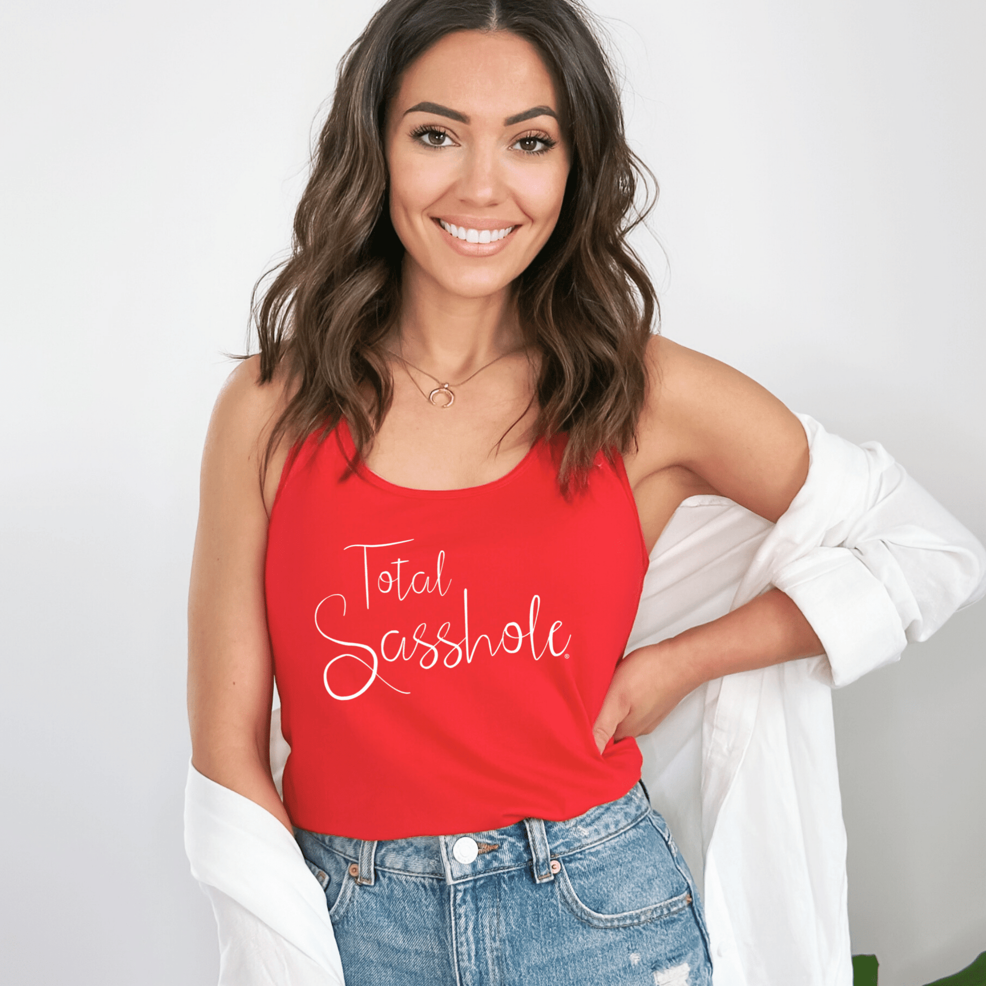 Total Sasshole® Women's Tank Top - Own Your Sass in Style - Funny Graphic Tee by Sasshole® Clothing