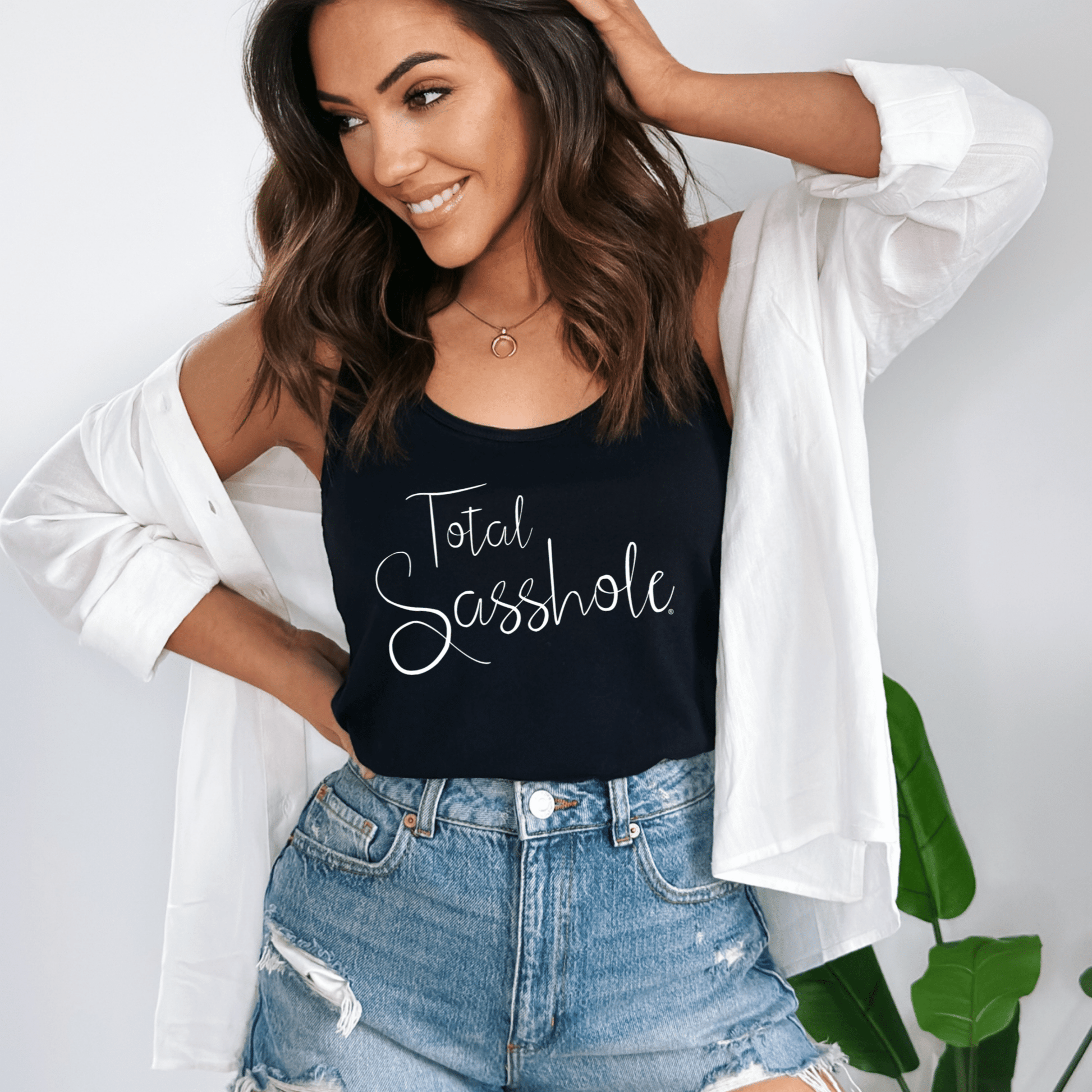 Total Sasshole® Women's Tank Top - Own Your Sass in Style - Funny Graphic Tee by Sasshole® Clothing