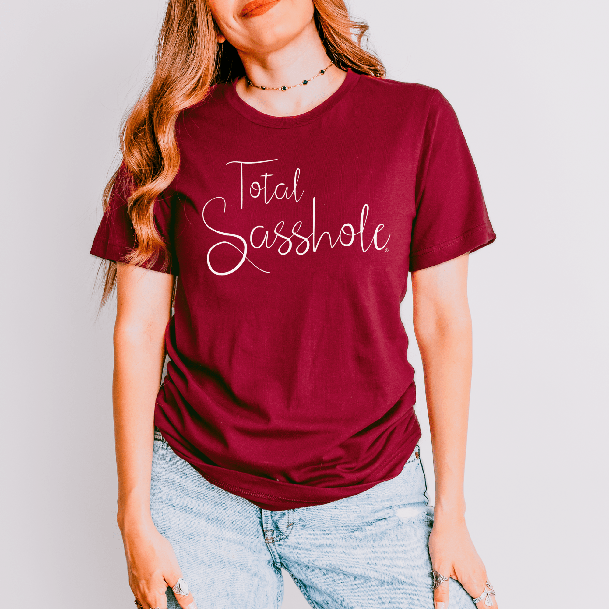 Warning: High Levels of Sass Ahead with this Total Sasshole® T-shirt for Women - Funny Graphic Tee by Sasshole® Clothing