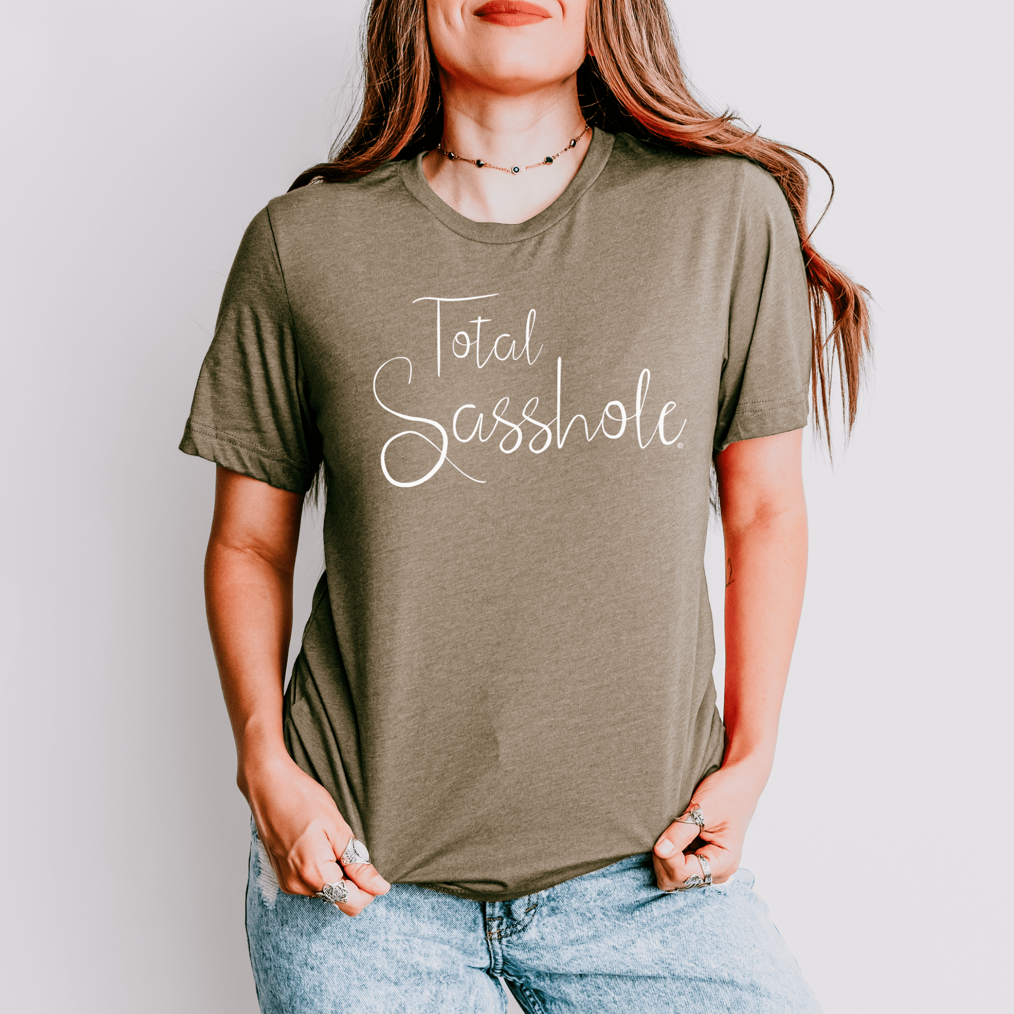 Warning: High Levels of Sass Ahead with this Total Sasshole® T-shirt for Women - Funny Graphic Tee by Sasshole® Clothing